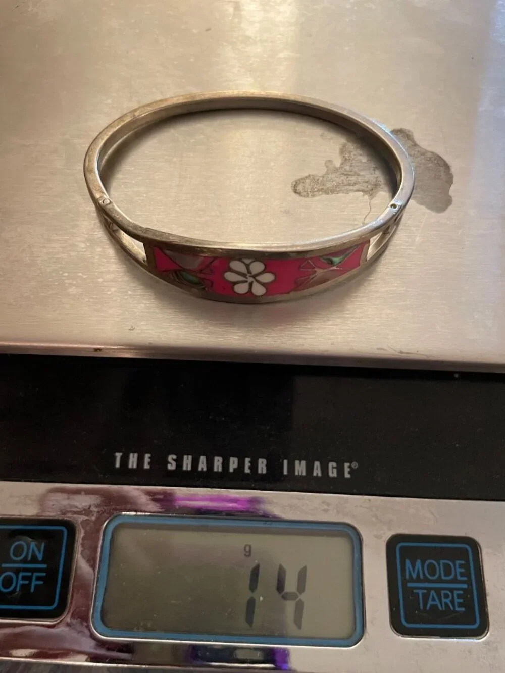 Taxco Bracelet Silver Flower Floral Handmade Mexico 14 grams 1940s - 1960s GUC